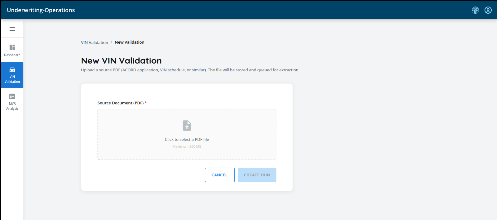 Underwriting-Operations screenshot 1